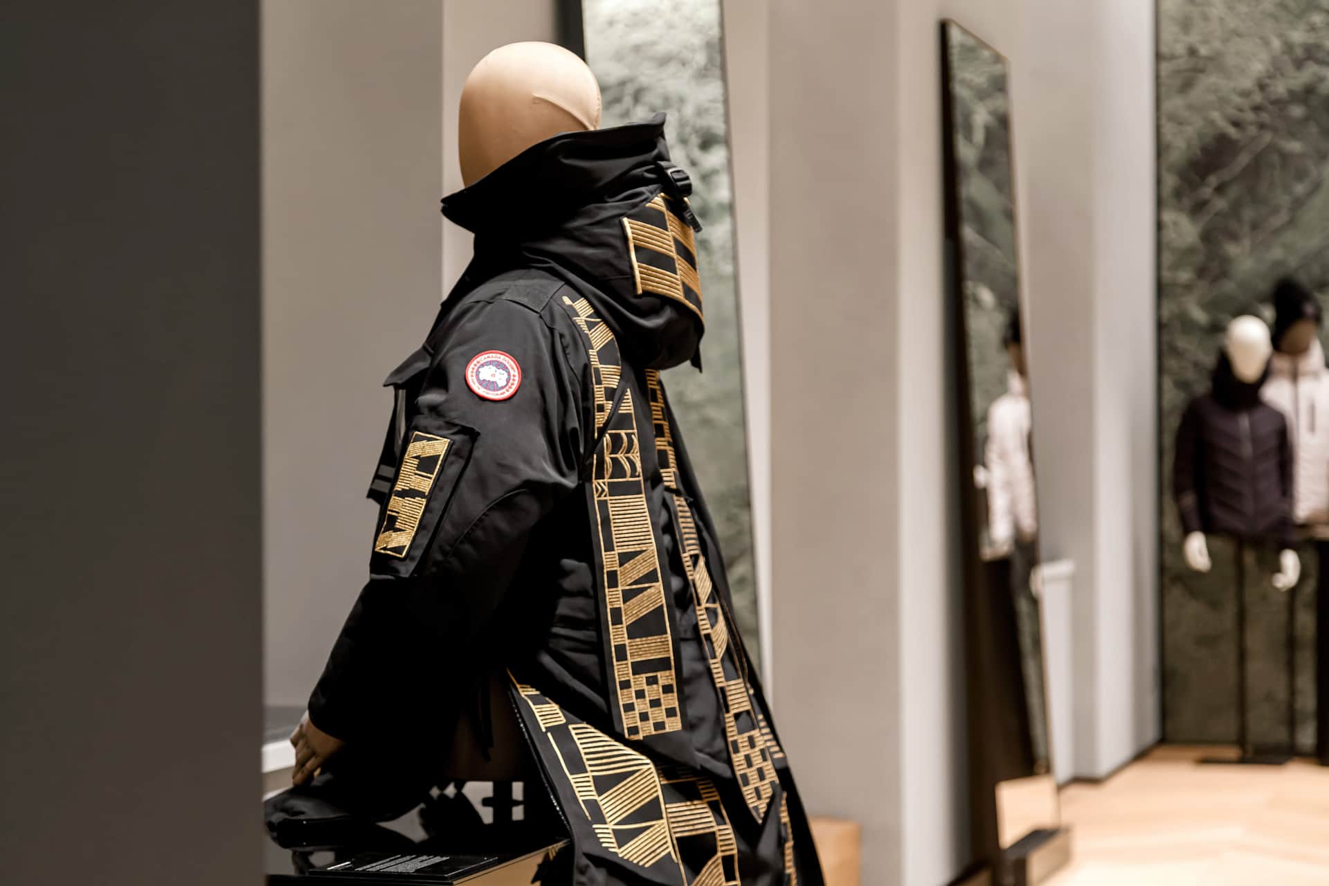 Funktionsumhang by Shannon Bool at Canada Goose, Kurfürstendamm, Berlin, Germany